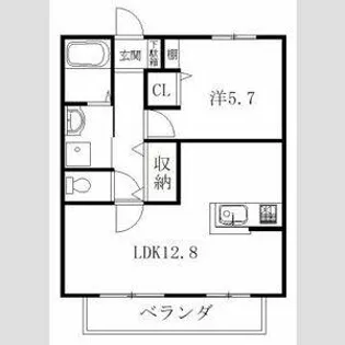 サン・friendsK【2階】の間取り