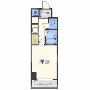 アーバンパレス九条【2階】の間取り