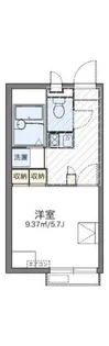 レオパレスセルリアン【2階】の間取り