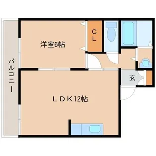 ミスターK北武庫之荘【2階】の間取り