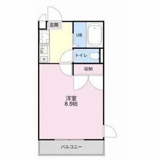 Laputa Y.Ⅱ【204号室】の間取り