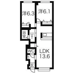 シャーメゾンクラヴィエ【1階】の間取り
