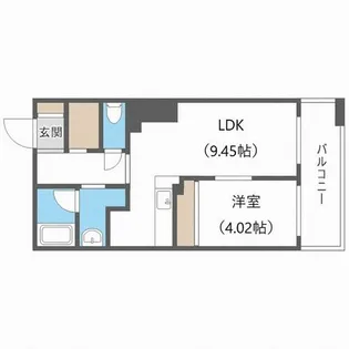 KDXレジデンス大通公園【14階】の間取り