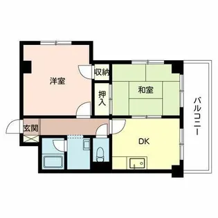 グロウブ東翠園【0301号室】の間取り