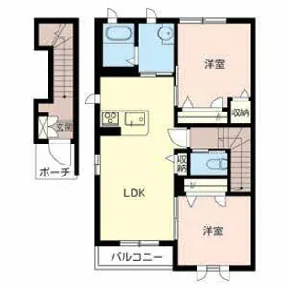 メゾン ユニオン【0201号室】の間取り