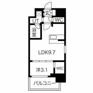 ソルテラスOSAKA EAST GATE【12階】の間取り