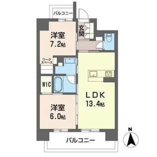 スイーツメゾンNAGOYA【0901号室】の間取り