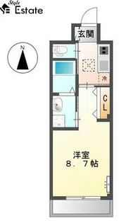 アールコート本陣【3階】の間取り