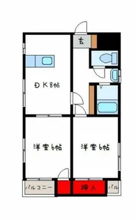 ヴィランディ【2階】の間取り