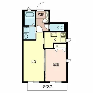 シャーメゾンクレール【0101号室】の間取り