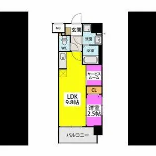 リュクスグランツ【2階】の間取り