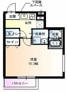フジパレス堺鳳東Ⅵ番館【205号室】の間取り