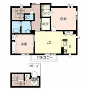シャーメゾン継【0201号室】の間取り