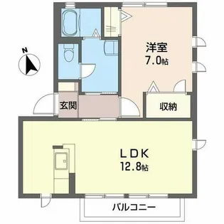 ベル・グラース【0203号室】の間取り