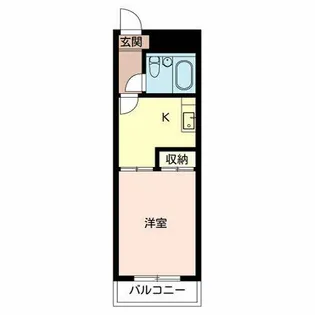 メゾンパストラル【0501号室】の間取り