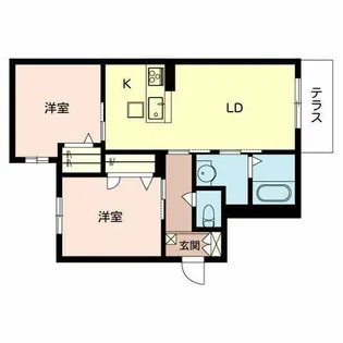 シャーメゾン ベルデノーブル【0105号室】の間取り
