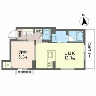 エクラージュ吹上【0302号室】の間取り