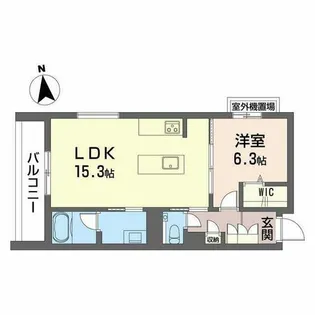 エクラージュ吹上【0305号室】の間取り