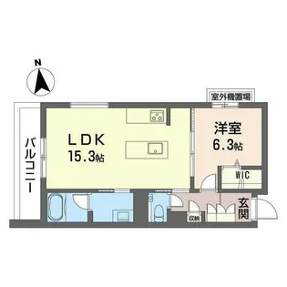 エクラージュ吹上【0403号室】の間取り
