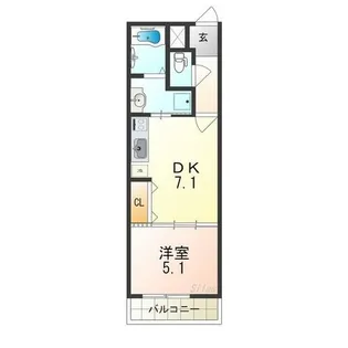 大阪府堺市東区日置荘西町4丁【アパート】の間取り