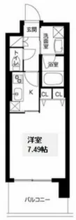 アーバネックス西長堀【3階】の間取り