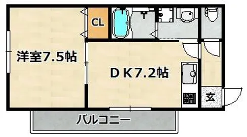 プルミエール上沢【5階】の間取り