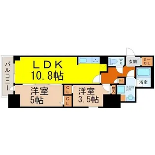 プレサンスTHE久屋大通レジェンド【2階】の間取り
