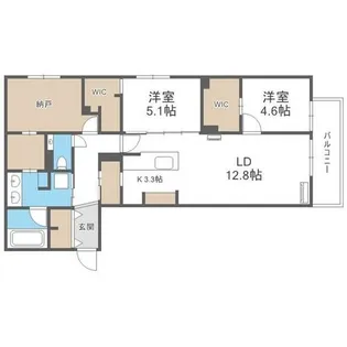 Leialii511【1階】の間取り