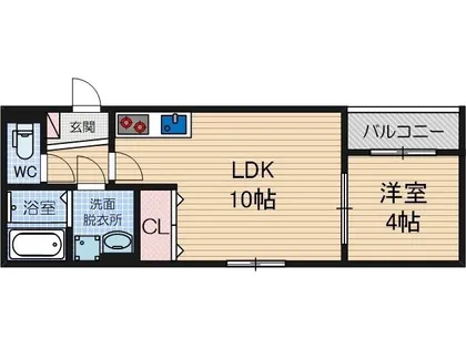 フォレ中穂積EAST【3階】の間取り
