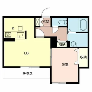 シャーメゾン豊中南III【0102号室】の間取り