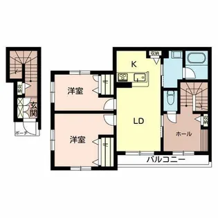 シャーメゾン ベル フルール【2階】の間取り