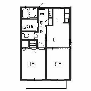 Happiness T&K【0101号室】の間取り