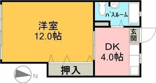 吉田ビル【4階】の間取り