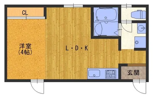 Halelea【1階】の間取り