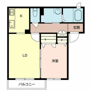 LUCE【0202号室】の間取り