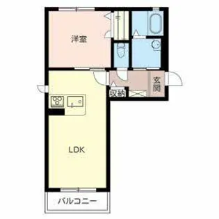 シャーメゾン リーリエ【1階】の間取り