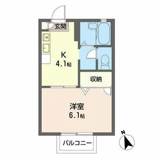 オークタウン書写D【2階】の間取り