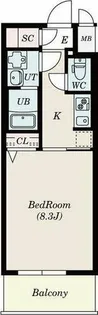 S-RESIDENCE金山West【12階】の間取り