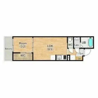 シエーナグランデ四条烏丸【5階】の間取り