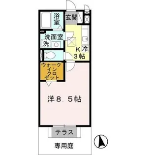 UNO HOUSE【1階】の間取り