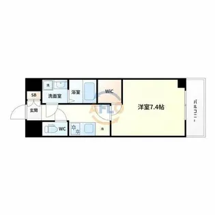 エスリード江坂垂水町【9階】の間取り