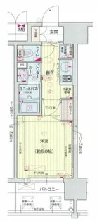 プレサンス梅田東ディアロ【3階】の間取り