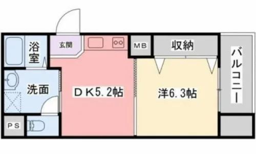 三共ヒルズ【7階】の間取り