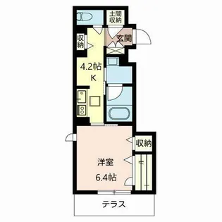 ノース・アルカディアII【1階】の間取り