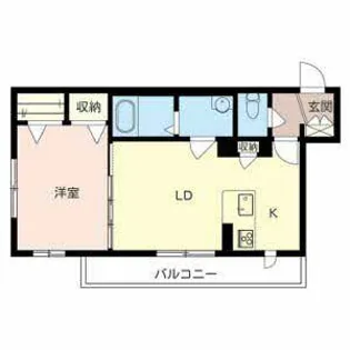 シャーメゾン プアローズ【0303号室】の間取り