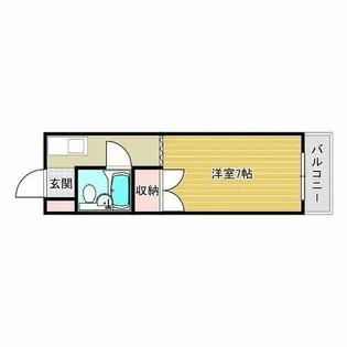 ウエストコート【2階】の間取り