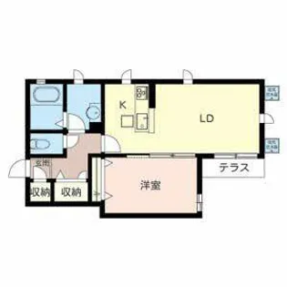 グランハイツ ハロー【0101号室】の間取り