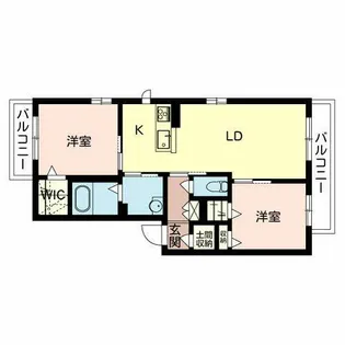 シャーメゾン フレール【0201号室】の間取り