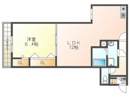 ジーメゾン明石魚住ラピス【3階】の間取り