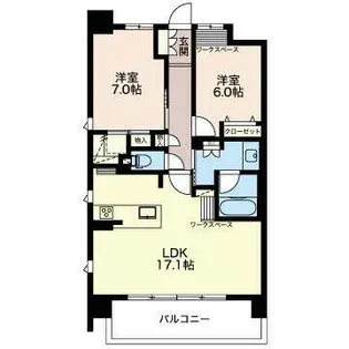 NOVELBRIGHT SAKURAYAMA【0803号室】の間取り